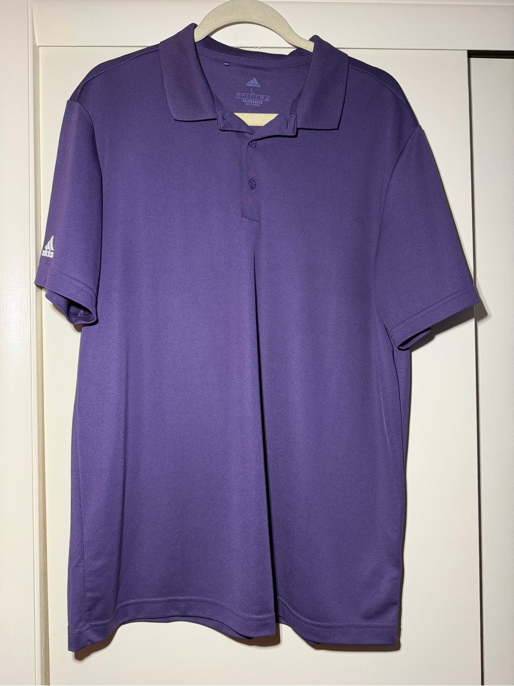 Adidas Men’s Purple Polo Golf Shirt size Large